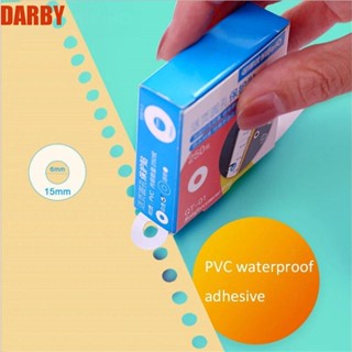 Darby สติกเกอร์ ทรงกลม ป้องกันรูเจาะรู 15 มม. 250 ชิ้น