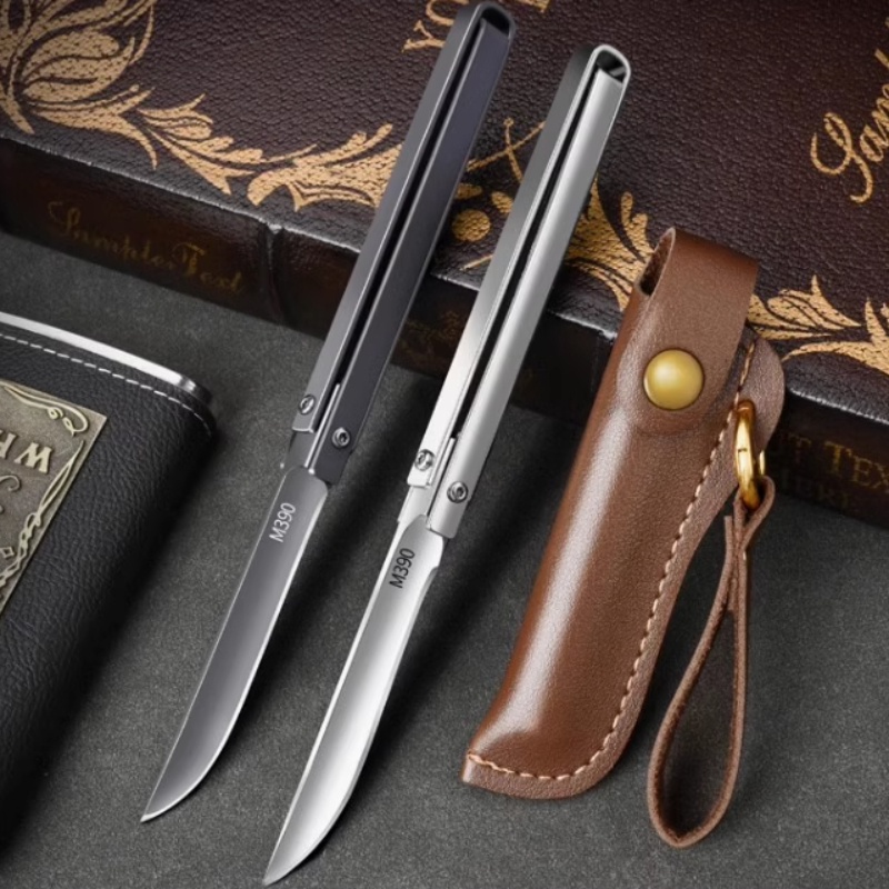 M390 mechanical folding knife, household fruit knife, outdoor high hardness portable small knife
