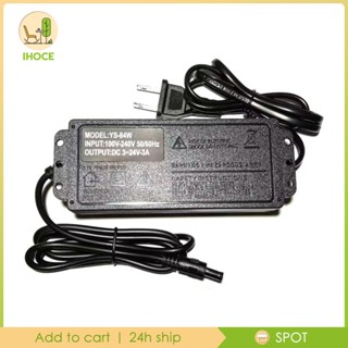 [Ihoce] อะแดปเตอร์พาวเวอร์ซัพพลาย แรงดันไฟฟ้าเกิน ปรับได้ 3V~24V สําหรับพัดลม DC