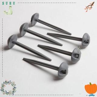 Suhu หมุดเต็นท์ พลาสติก 95 มม. สีเทา สําหรับตกแต่งสวน 10 ชิ้น