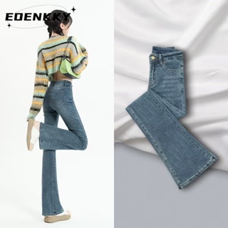 EOENKKY  กางเกงขายาว กางเกงยีสน์ผู้หญิง ทรงหลวม ๆ ตรง Retro Hip Hop Pants 2023 NEW Style  ทันสมัย ins สวยงาม สไตล์เกาหลี A97L8QU 36Z230909