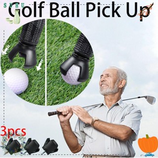 Suhu อุปกรณ์เสริมไม้กอล์ฟ สําหรับไม้กอล์ฟพัตเตอร์ 3 Grabber Claw Golf Picker 3 ชิ้น