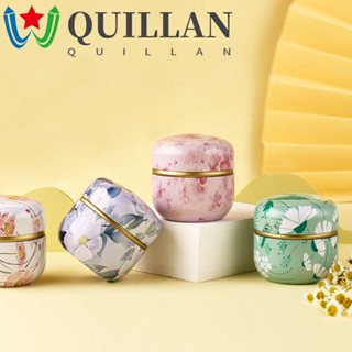 Quillan กล่องเก็บขนมขบเคี้ยว อเนกประสงค์ ทรงกลม ขนาดเล็ก แบบพกพา