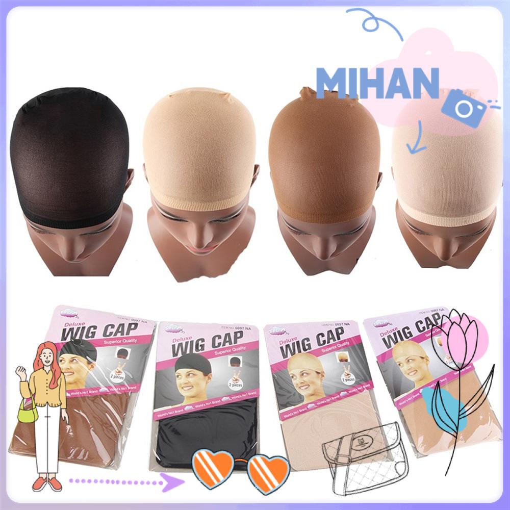 Mh 2 ชิ้น / แพ็ค หมวกวิกผม ยืดหยุ่น ยืดหยุ่น คอสเพลย์ ปาร์ตี้