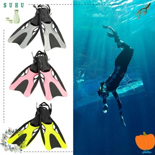 Suhu ตีนกบดําน้ํา สกูบา กีฬาทางน้ํา กลางแจ้ง ผู้ใหญ่ ดําน้ําตื้น เท้า Flippers