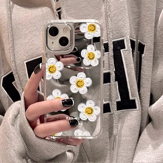 🚚COD🚚 Case เคส iPhone 11 13 16 15 14 12 17 Pro Max เคสไอโฟน11 16promax Case ลายดอกไม้ กรณีโทรศัพท์มือถือชุบกระจก