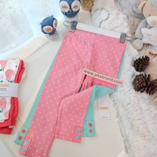 Gymboree Legging ลายจุดสีชมพู + สีฟ้า