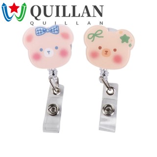 Quillan ป้ายชื่ออะคริลิค หมุนได้ 360 องศา สีแคนดี้ สไตล์เกาหลี สําหรับหมอ พยาบาล สํานักงาน