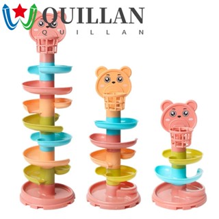 Quillan ลูกบอลหอคอย แบบหมุนได้ ของเล่นเสริมการเรียนรู้เด็ก