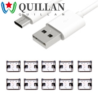 Quillan ซ็อกเก็ตเชื่อมต่อ Type C พอร์ตชาร์จ 6 Pin SMT USB 3.1 ตัวเมีย สําหรับโทรศัพท์มือถือ