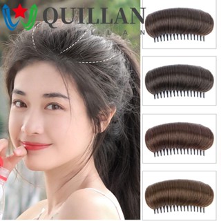 Quillan กิ๊บติดผมสังเคราะห์ สีน้ําตาลธรรมชาติ สไตล์เจ้าหญิง DIY