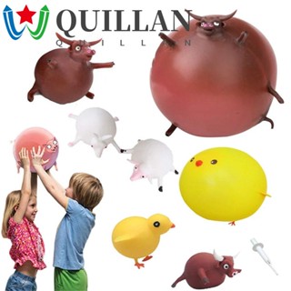 Quillan ลูกบอลบีบ รูปสัตว์ตลก TPR ของเล่นคลายเครียด สําหรับงานปาร์ตี้