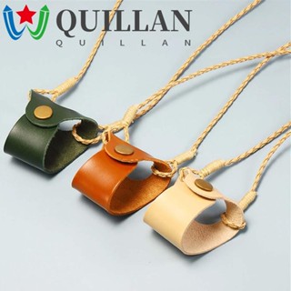 Quillan กระเป๋าใส่แว่นตา ขนาดเล็ก ป้องกันการสูญหาย สายคล้องคอ ผู้หญิง ผู้ชาย แว่นตา ป้องกัน คลิปคล้องคอ