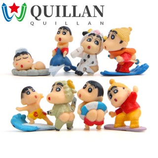 Quillan ฟิกเกอร์ชินจัง ตกแต่งสวน อะนิเมะ Q Version เครื่องประดับภูมิทัศน์ขนาดเล็ก