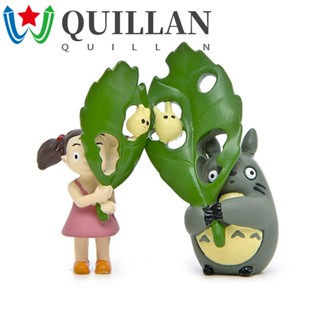 Quillan My Neighbor Totoro เครื่องประดับเรซิ่น รูปการ์ตูนอนิเมะ Hayao Miyazaki Ghibli Totoros สําหรับตกแต่งรถยนต์