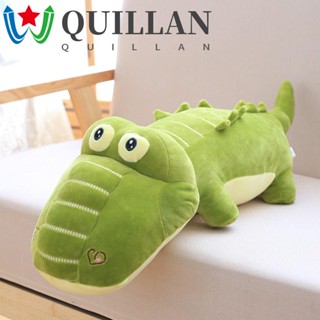 Quillan หมอนตุ๊กตาจระเข้ แบบนิ่ม เหมาะกับของขวัญ ของเล่นสําหรับเด็ก