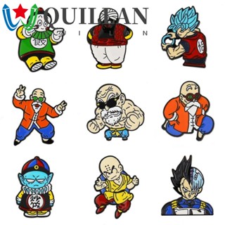 Quillan เข็มกลัด ลายการ์ตูนดราก้อนบอล สําหรับตกแต่งเสื้อผ้า แจ็กเก็ต