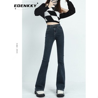 EOENKKY  กางเกงขายาว กางเกงยีสน์ผู้หญิง ทรงหลวม ๆ ตรง Retro Hip Hop Pants 2023 NEW Style  คุณภาพสูง Comfortable สวยงาม พิเศษ A97L30P 36Z230909