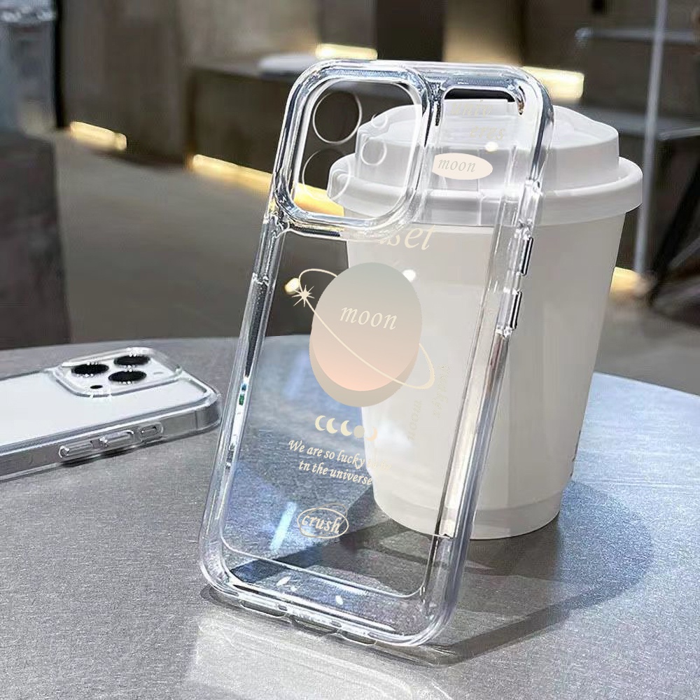 Space Case for Samsung A06 A16 A55 S24 S23 Ultra A54 A15 A05 A05S A34 A24 A22 A23 A14 A35 A53 A12 A32 Clear กันกระแทก
