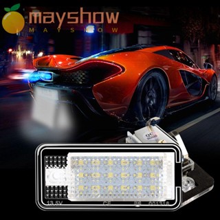 Mayshow หลอดไฟ Led รูปตัวเลข ดัดแปลง สําหรับติดด้านนอกรถยนต์ AUDI