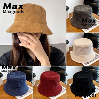 Maxg หมวกบักเก็ตลําลอง ผ้ากํามะหยี่ขนนิ่ม ให้ความอบอุ่น เหมาะกับฤดูหนาว สําหรับผู้ชาย และผู้หญิง