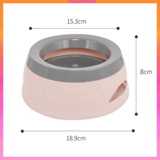 [Kloware2] ชามใส่น้ําดื่ม กันลื่น ขนาดกลาง ขนาดใหญ่ สําหรับสัตว์เลี้ยง สุนัข แมว