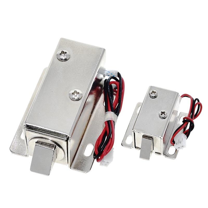 อุปกรณ์ล็อคประตูตู้เสื้อผ้า แม่เหล็กไฟฟ้า ขนาดเล็ก LY-03 DC 12V 0.35A 0.6A DC 12V 0.35A 0.6A 1 ชิ้น