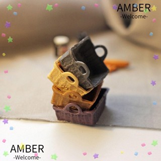 Amber ตะกร้าเก็บอุปกรณ์ประกอบฉาก สําหรับตกแต่งบ้านตุ๊กตา