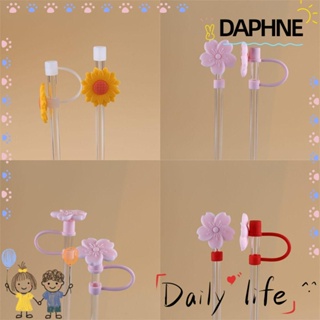 Daphne จุกปิดแก้วน้ํา ซิลิโคน กันฝุ่น กันกระเด็น น่ารัก อุปกรณ์เสริม