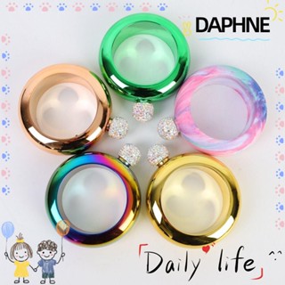 Daphne สร้อยข้อมือ 3.5 ออนซ์ ขวดไวน์ วอดก้า สเตนเลส วิสกี้ เครื่องประดับ ขวดแอลกอฮอล์