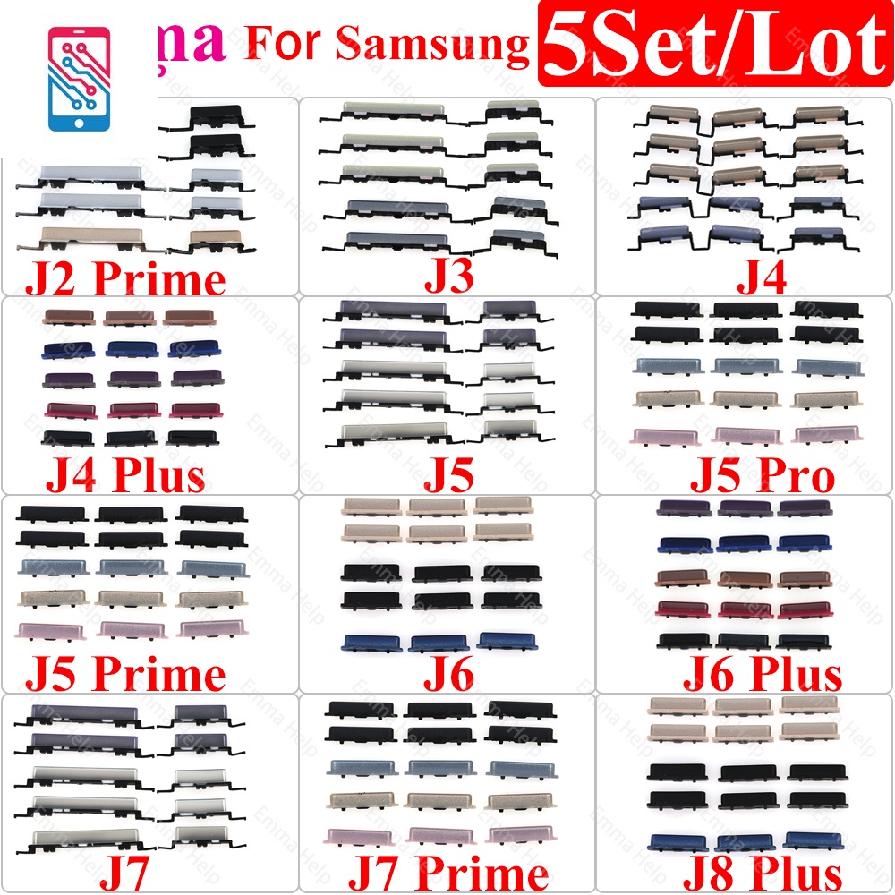 ปุ่มปรับระดับเสียง อะไหล่ซ่อมแซม สําหรับ Samsung J2 Prime J3 J4 Plus Power J6 J5 Pro Prime J8 Plus J7 Prime