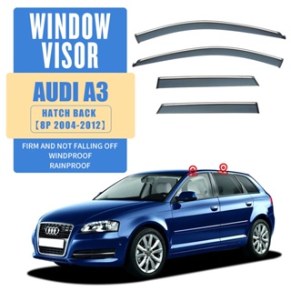 ที่บังแดดหน้าต่างรถยนต์ PC อุปกรณ์เสริม สําหรับ Audi A3 8P 8V 2004-2021 4 ชิ้น