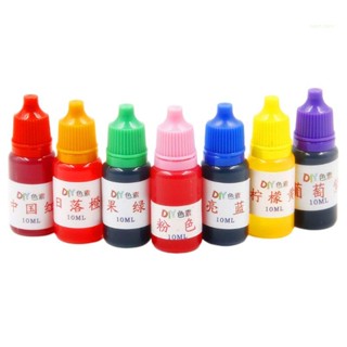 San* ชุดสีหมึกเรซิ่น 7 สี สําหรับย้อมสี