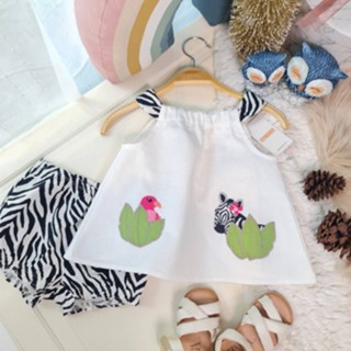 Gymboree set 2 pcs. ม้าลาย