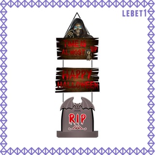 [Lebet] ประตูแขวนตกแต่งฮาโลวีน สยองขวัญ สําหรับบ้าน ปาร์ตี้ฮาโลวีน