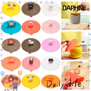 Daphne ฝาครอบถ้วยซิลิโคน น่ารัก ใช้ซ้ําได้ กันฝุ่น