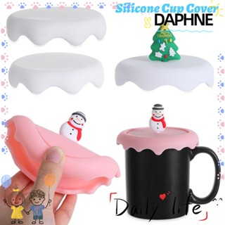 Daphne ฝาครอบแก้วกาแฟ ซิลิโคน กันฝุ่น ตกแต่งคริสต์มาส