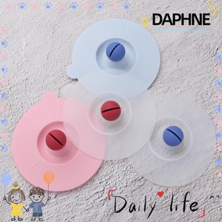 Daphne ฝาปิดแก้วชา กาแฟ แบบซิลิโคน กันฝุ่น