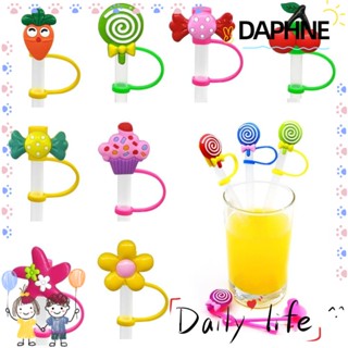 Daphne จุกปิดหลอดดูดน้ํา ซิลิโคน กันฝุ่น อุปกรณ์เสริม