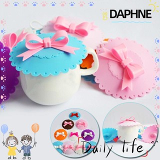 Daphne ฝาครอบแก้ว ประดับโบว์ ป้องกันฝุ่น ทนความร้อน 2 ชิ้น