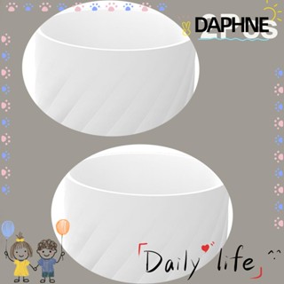 Daphne ปลอกหุ้มฐานขวดน้ํา ซิลิโคน กันลื่น ใช้ง่าย สีขาว แบบพกพา 2 ชิ้น