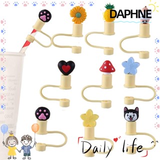 Daphne ฝาครอบหลอดดูดน้ํา ซิลิโคน กันฝุ่น กันกระเด็น ใช้ซ้ําได้ 6-8 มม.