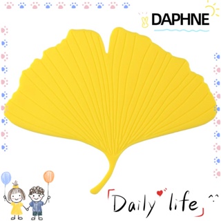 Daphne แผ่นรองหม้อ ซิลิโคน ฉนวนกันความร้อน ป้องกันน้ําร้อนลวก สําหรับโต๊ะรับประทานอาหาร