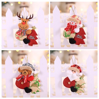 【Christmas】จี้ตุ๊กตาแขวนตกแต่งต้นคริสต์มาส 4 ชิ้น