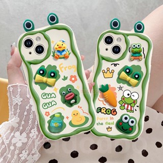 Soft Casing Xiaomi Mi 13 12 12X 12S 11 Lite POCO M3 X3 NFC Pro Redmi Note 10 10S 9 9S 8 Cute 3D Duck Frog party Handmade Back Cover Cream Edge Cartoon Crown Flower BFF Airbag Shockproof Phone Case NY 47
