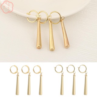 Mioshop ต่างหูสตั๊ด วันพีช ไม่ต้องเจาะหู สีทอง