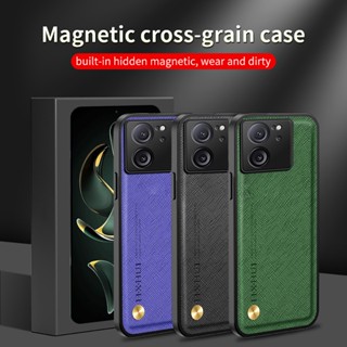 เคสโทรศัพท์มือถือหนัง กันกระแทก ปิดด้านหลัง แบบแม่เหล็ก สําหรับ Xiaomi Redmi K60 Ultra K60Ultra 5G