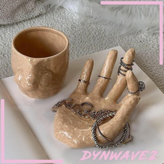 [Dynwave2] ที่วางปากกา แปรงแต่งหน้า ดินสอ อายไลเนอร์ เซรามิค สําหรับห้องน้ํา