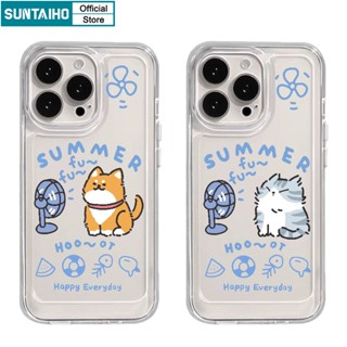 Suntaiho เคสไอโฟน เคสโทรศัพท์มือถือแบบใส บางมาก กันกระแทก ลา…