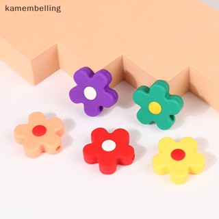 Kamembelling ปลอกหุ้มสายชาร์จ รูปดอกไม้น่ารัก สีแคนดี้ สําหรับป้องกันสายชาร์จโทรศัพท์มือถือ